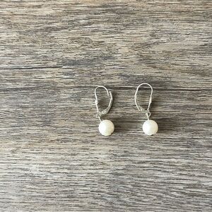 Faux Pearl Earrings